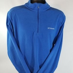 Columbia Mens Xl Soft Fleece Pullover 1/4 Zip